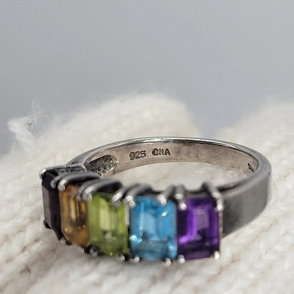 Sterling Silver 925 Thailand CNA Ring Size 7 